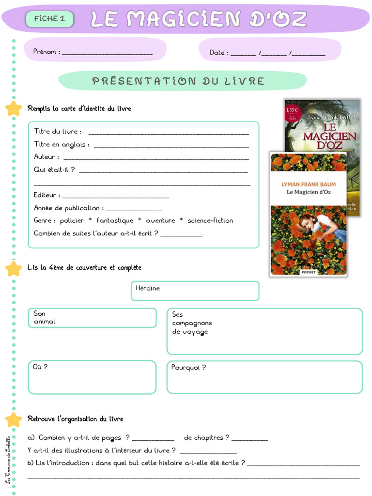 Fiche de lecture : La Trousse de Sobelle | PDF | Harry Potter