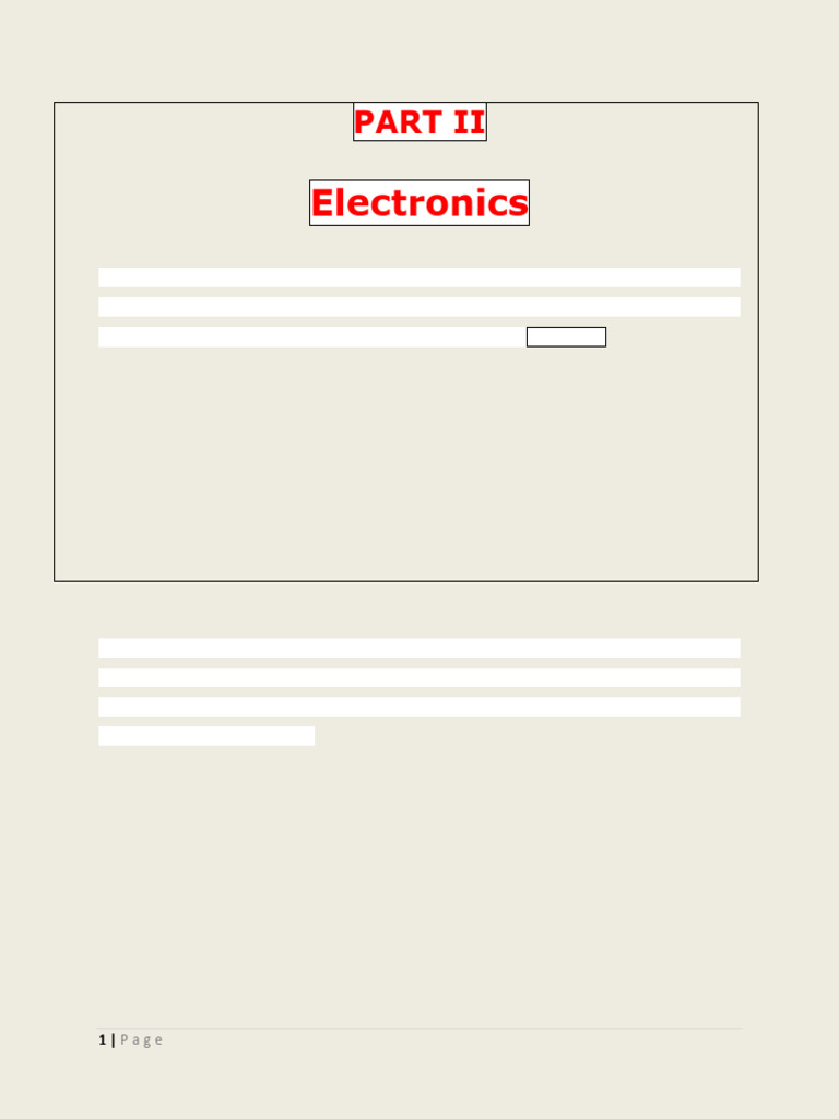 Understanding Electronics and Semiconductors | PDF | P–N Junction ...