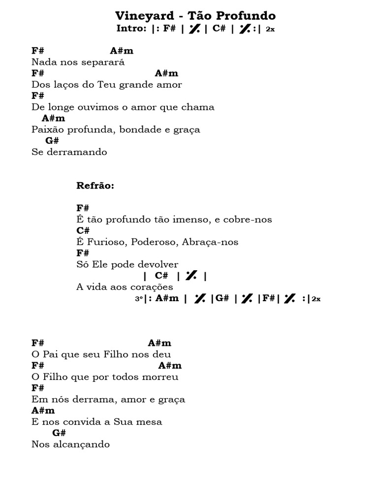 Letra da Música 