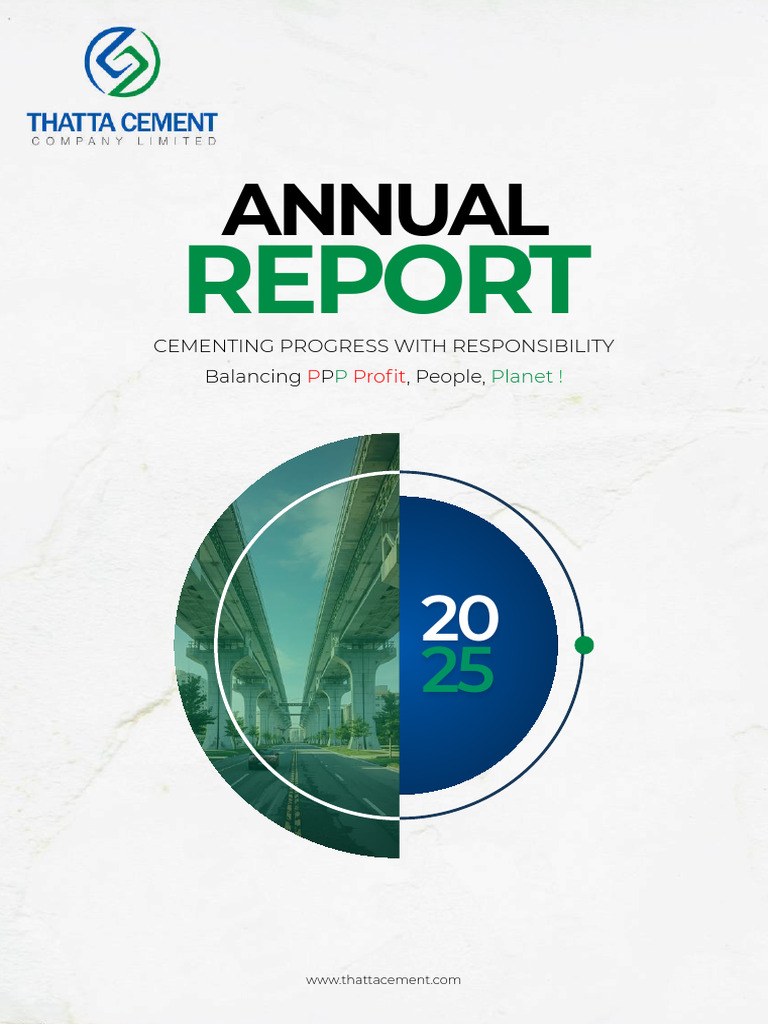 Thatta Cement Annual Report 2025 | PDF | Audit | Sustainability
