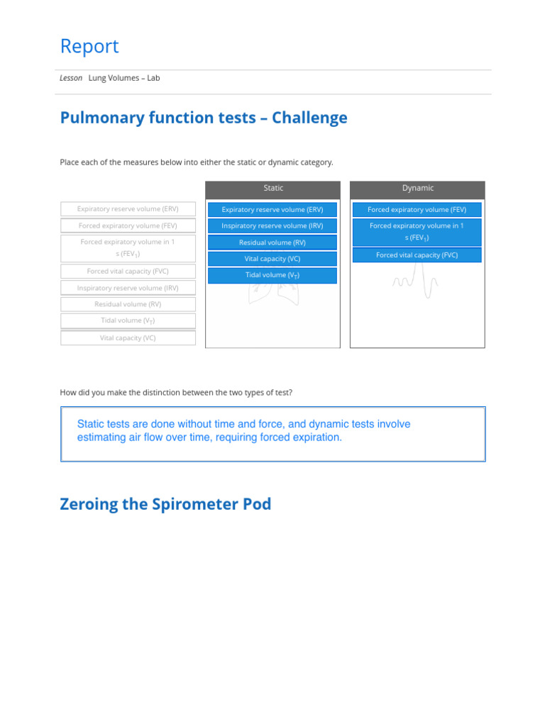 Lung Volume Analysis and Testing Techniques | PDF | Exhalation | Breathing