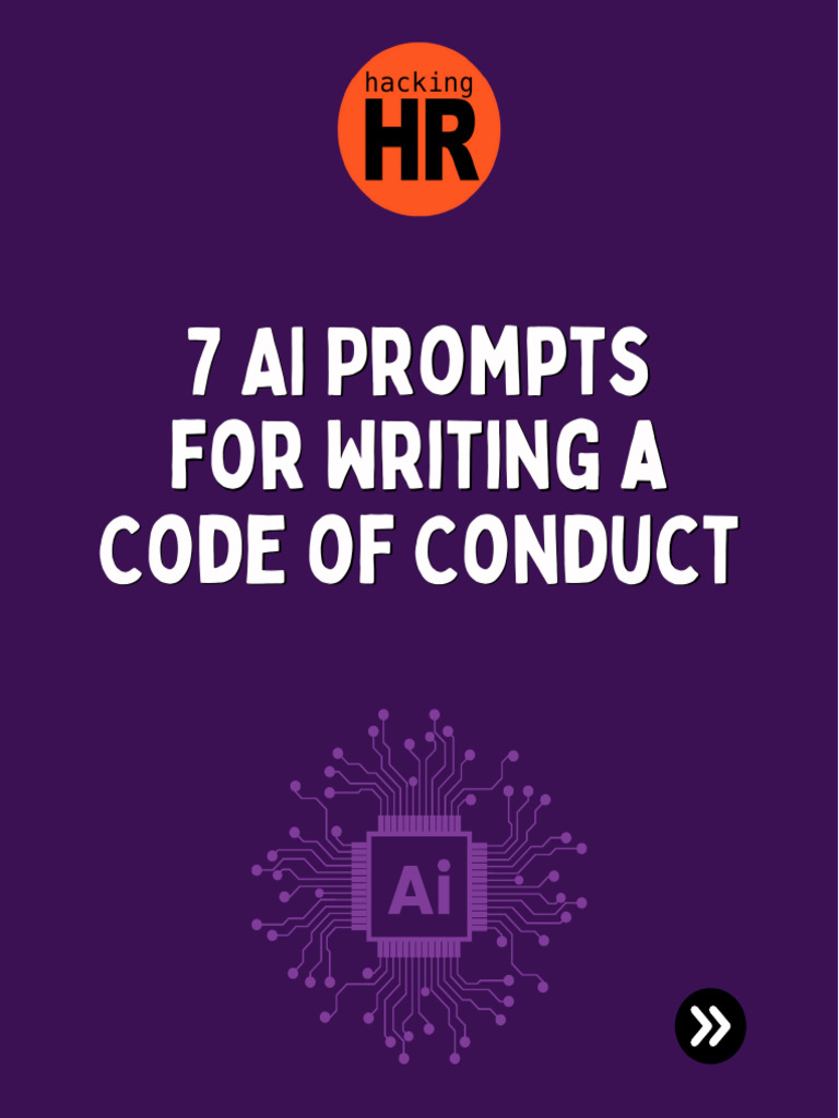7 AI Prompts for Code of Conduct Creation | PDF