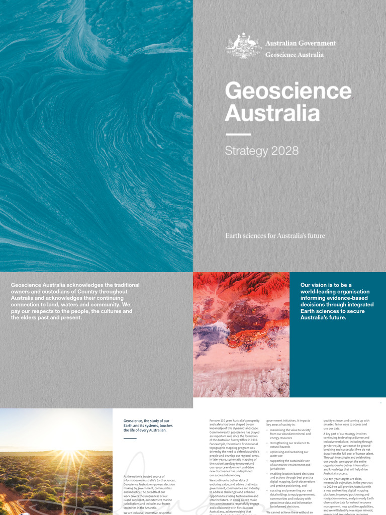 Geoscience Australia Strategy 2028 Overview | PDF | Hazards | Natural ...
