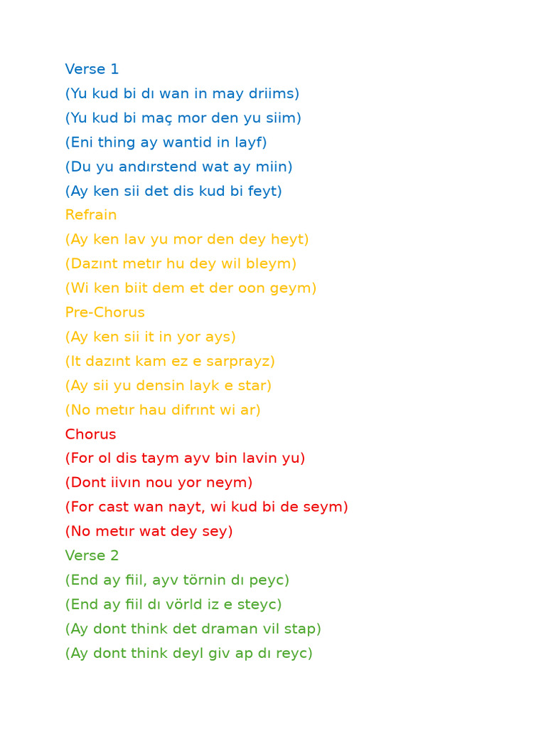 Verse 1 | PDF