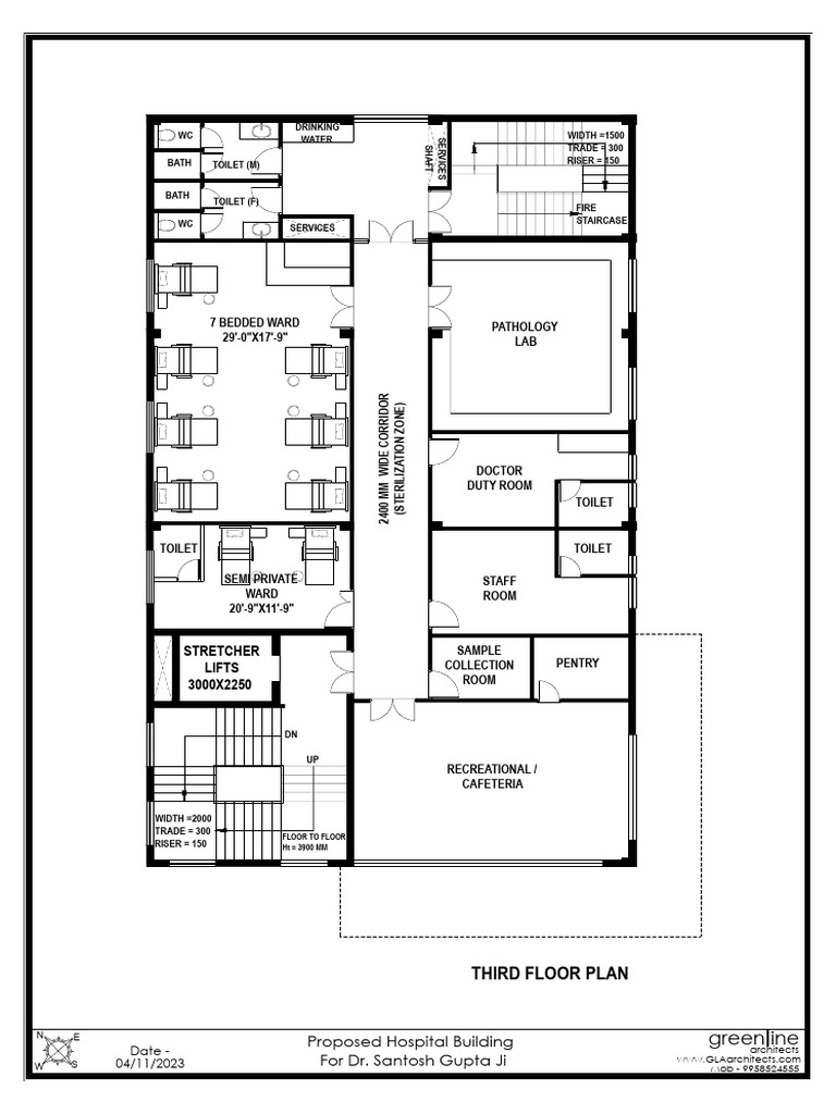 Proposed Hospital Building Layout | PDF