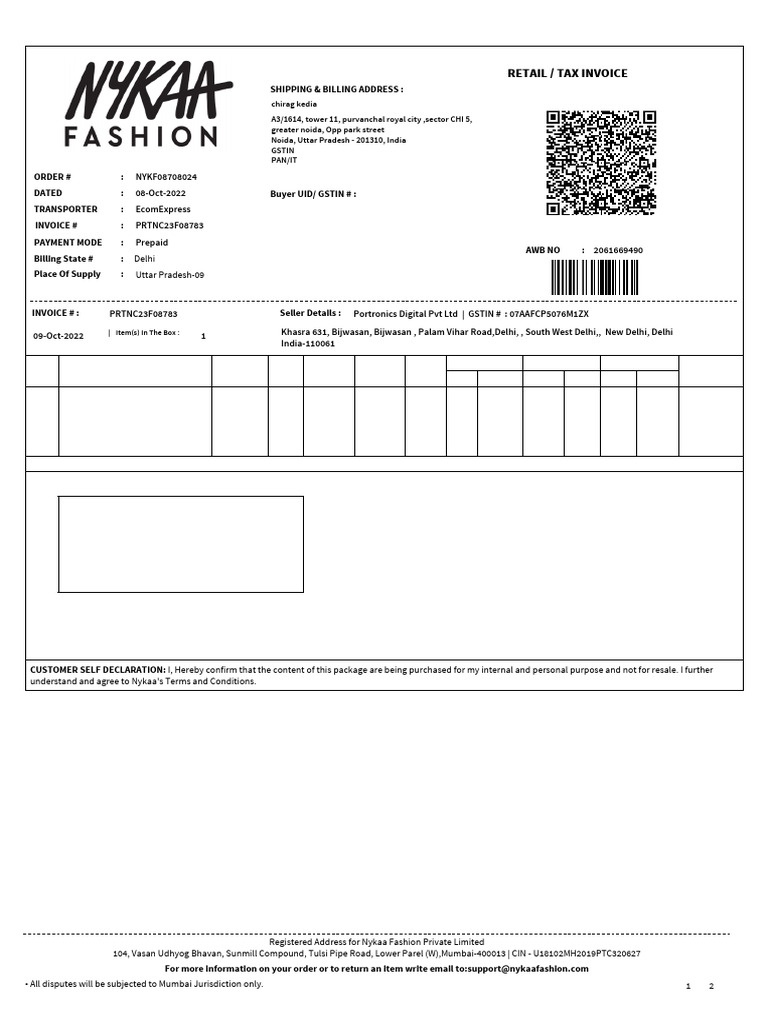 invoice 2 | PDF | Invoice | Taxes