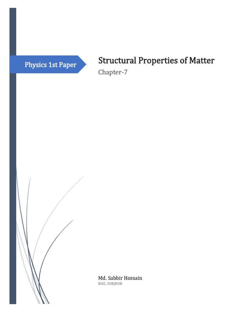 Properties of Matter in Physics | PDF | Young's Modulus | Elasticity ...