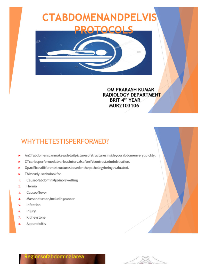 CT Abdomen and Pelvis Protocol Guide | PDF | Medical Specialties ...