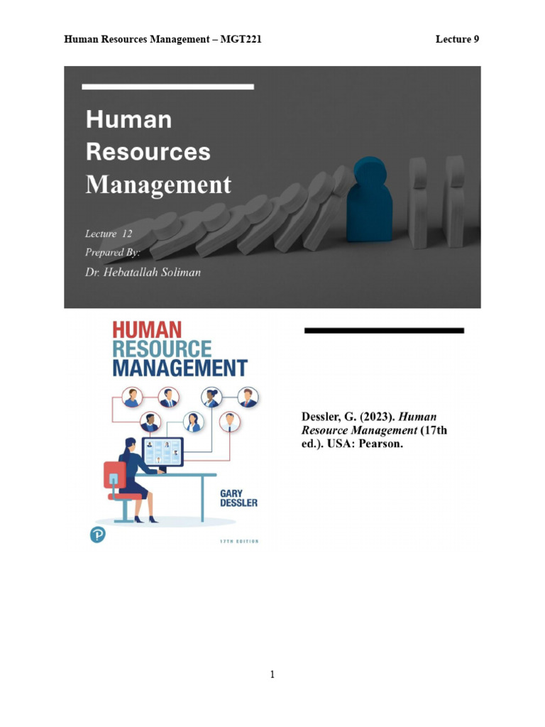 HRM+Course+Lecture+12+ +Students | PDF