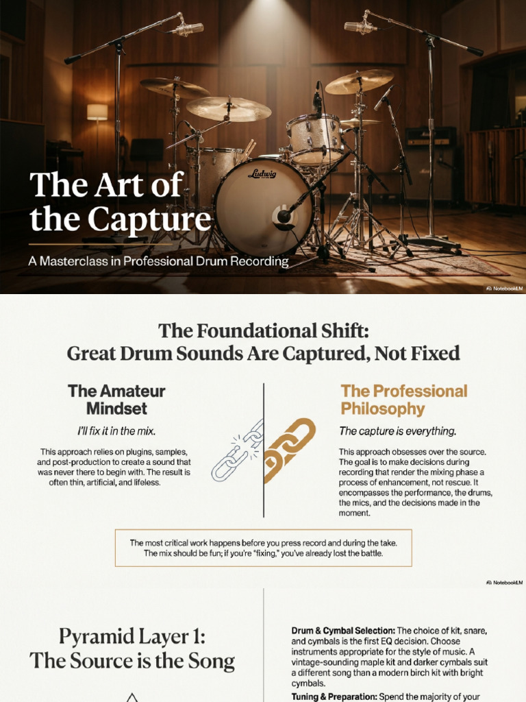 Professional Drum Recording Masterclass | PDF