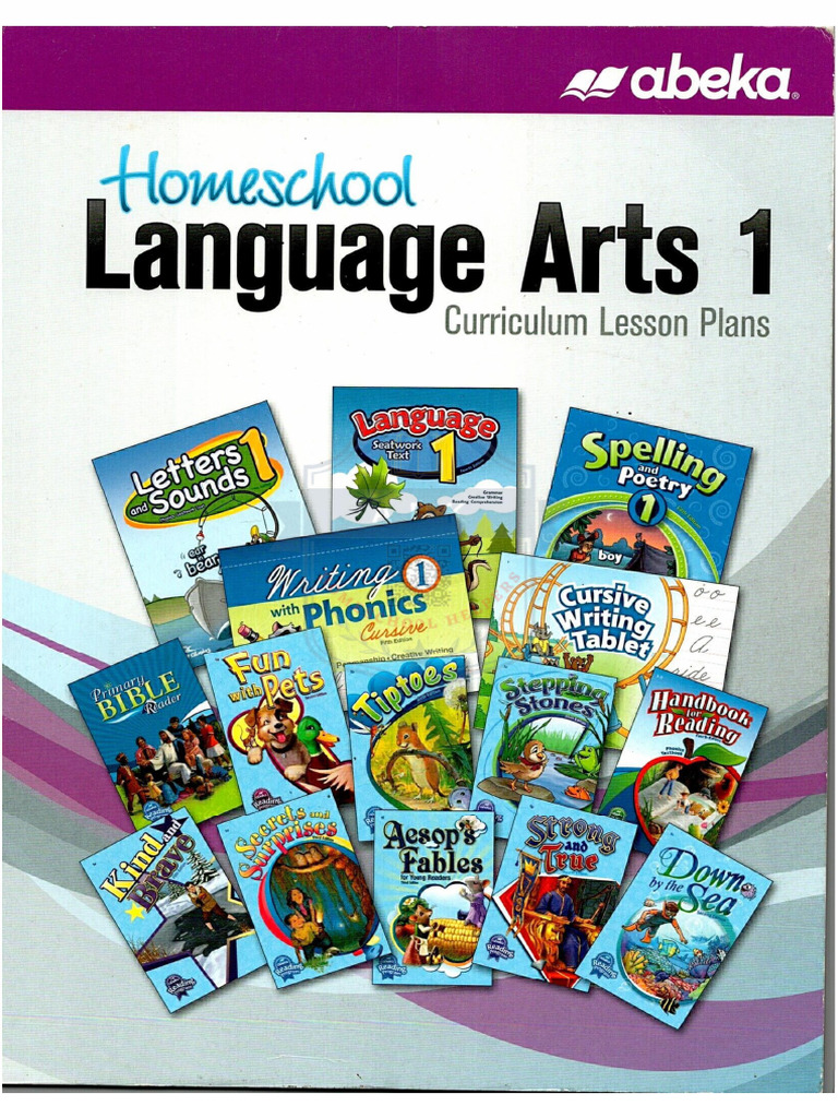 Language Arts 1 - Lesson Plans - 200 | PDF