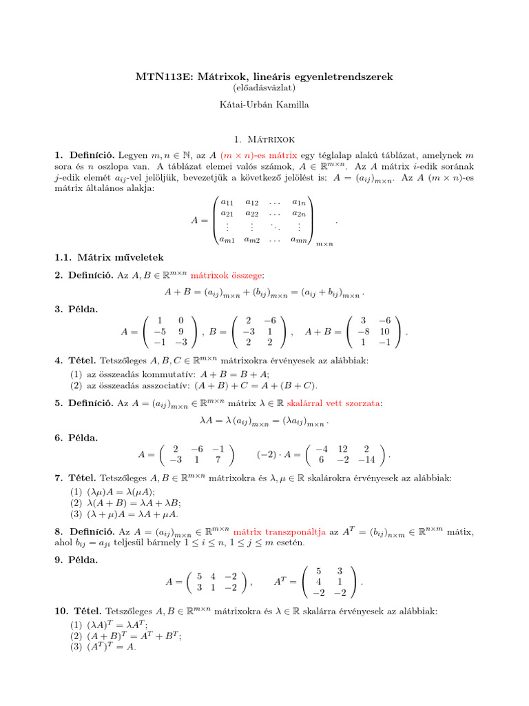 Matrix Ea | PDF