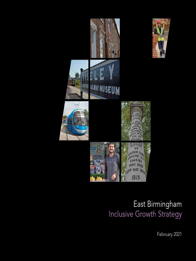 East Birmingham Inclusive Growth Plan | PDF | Birmingham | Economies