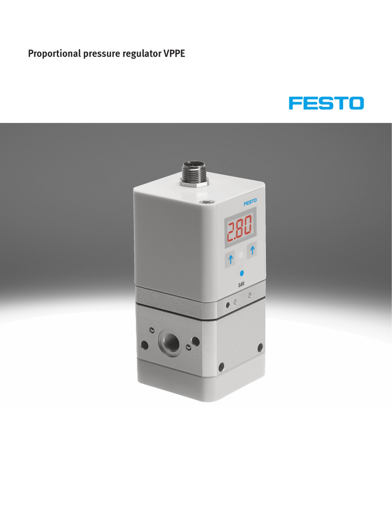 VPPE Proportional Pressure Regulator Guide | PDF | Electrical Connector ...