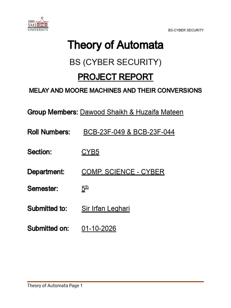 Project Report.docx (3) | PDF | Theoretical Computer Science | Theory ...