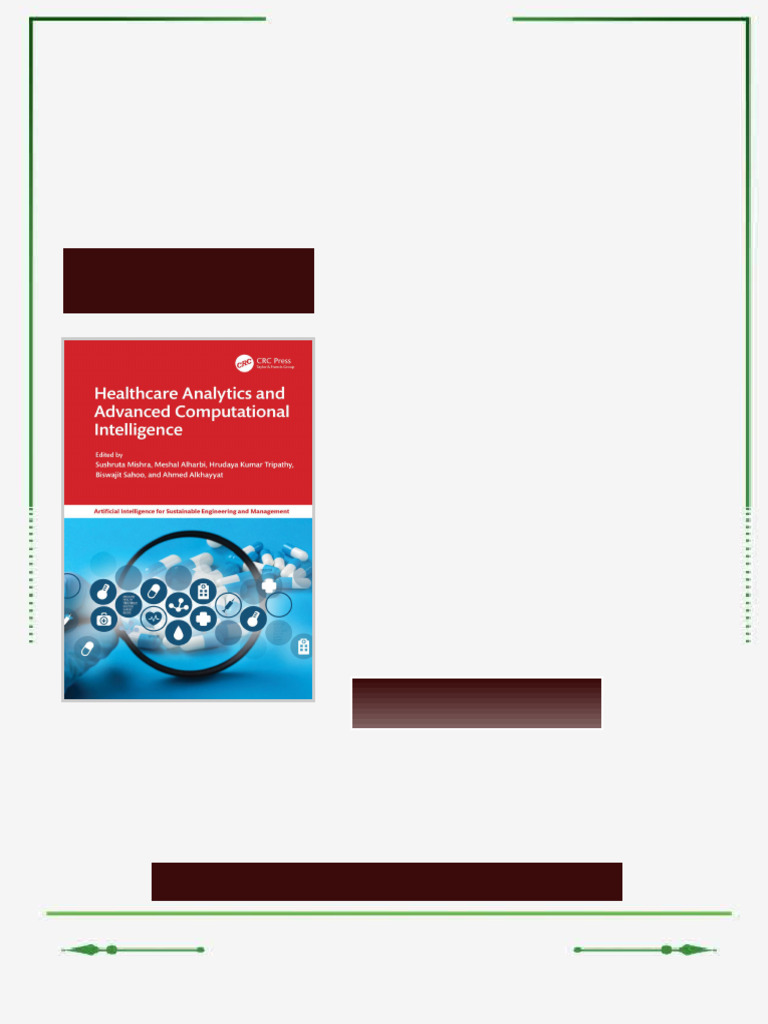 Healthcare Analytics and Advanced Computational Intelligence 1st ...