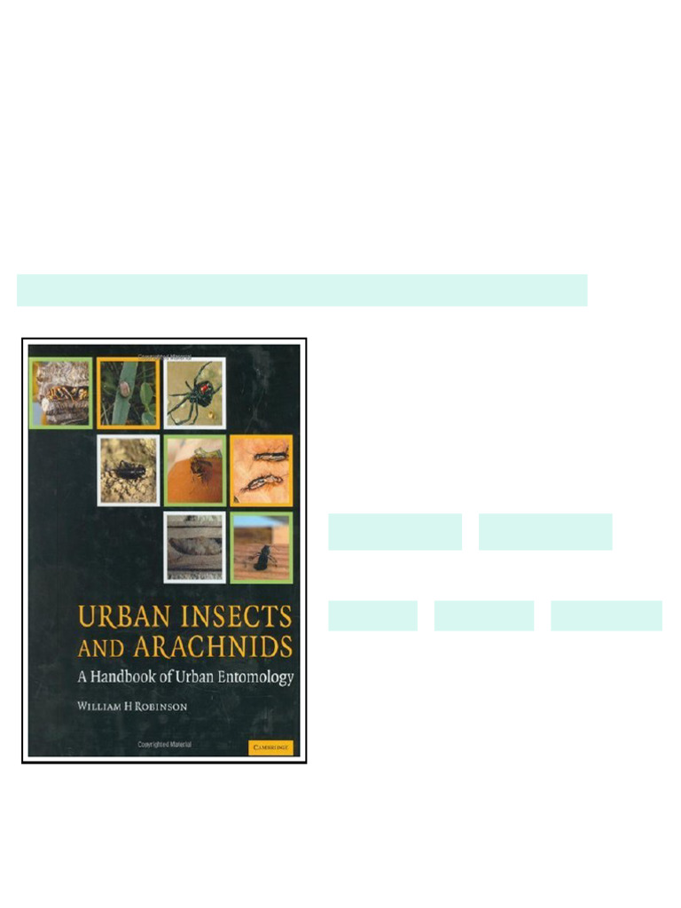 (Ebook) Urban Insects and Arachnids: A Handbook of Urban Entomology by ...