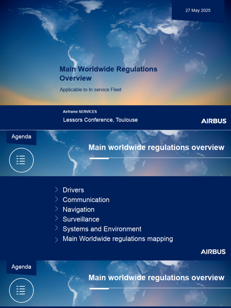In-Service Aircraft Regulations Overview | PDF | Flight Recorder ...