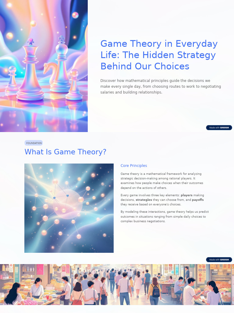 Photo inspiration: Theory Funny Decisions Interior Design Landing Reference: Game Theory Strategies In Daily Decisions