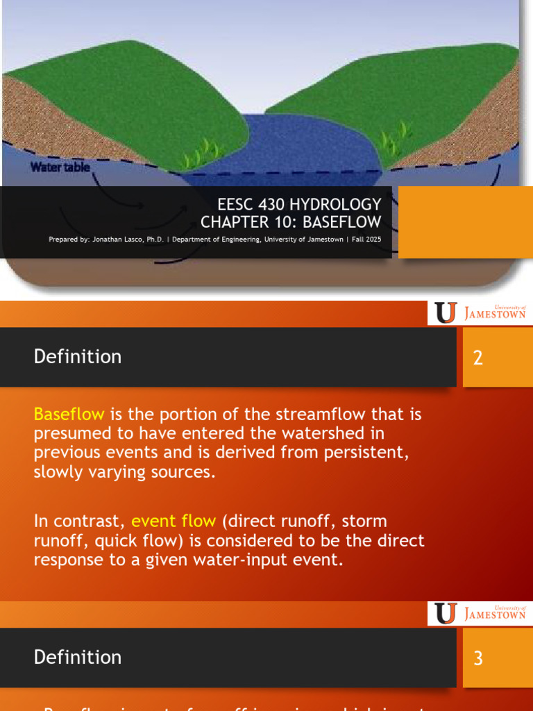 10 BASEFLOW | PDF | Stream | Groundwater