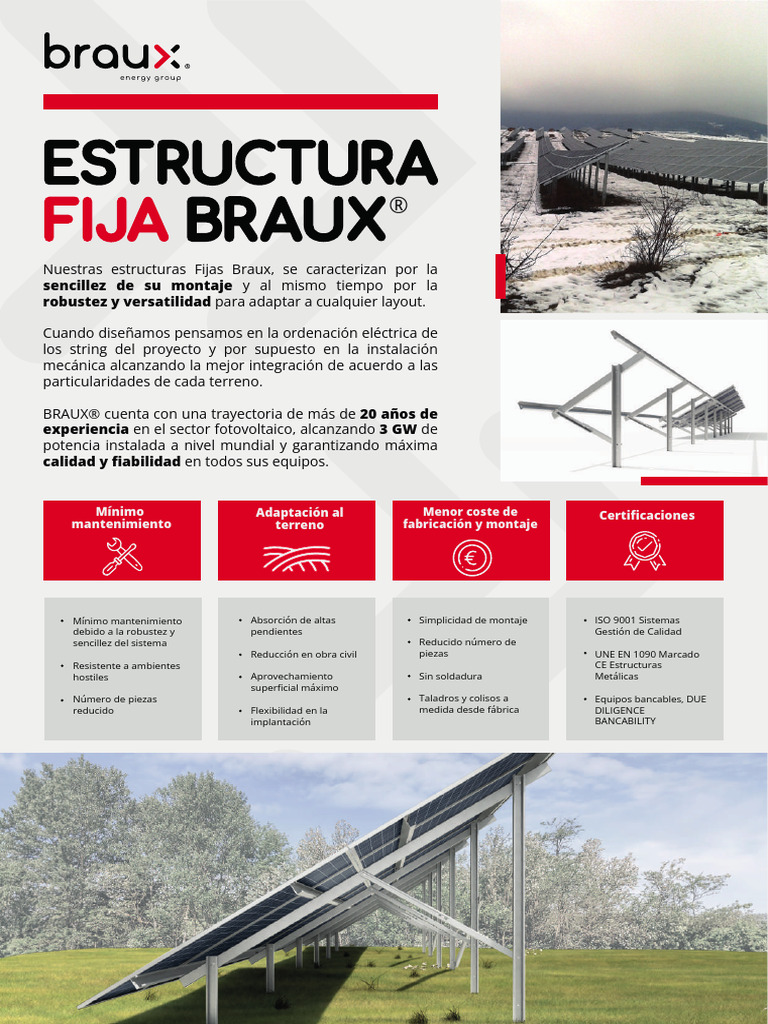 Estructura Fija Braux 1 | PDF | Acero | Ingeniero civil