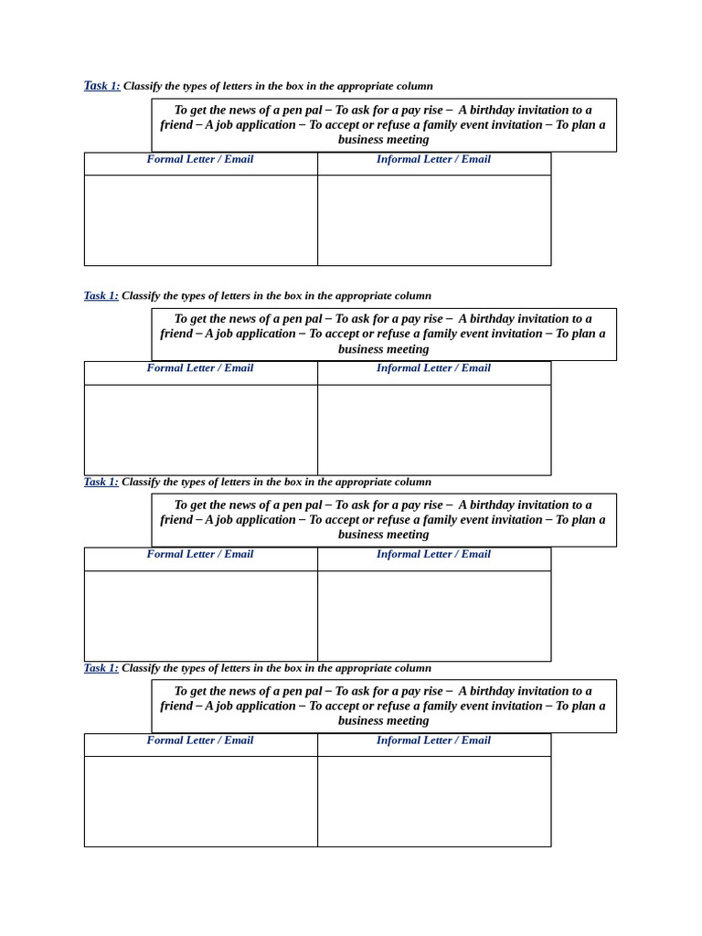 Formal Informal | PDF