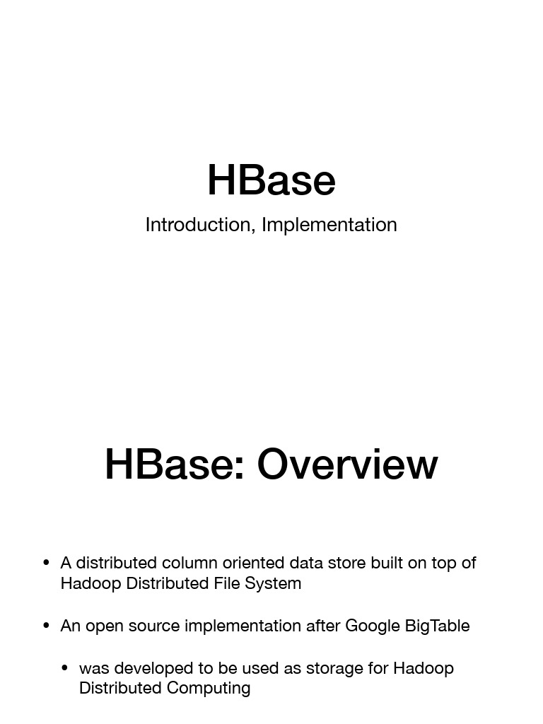 Lecture 35 | PDF | Apache Hadoop | Information Technology