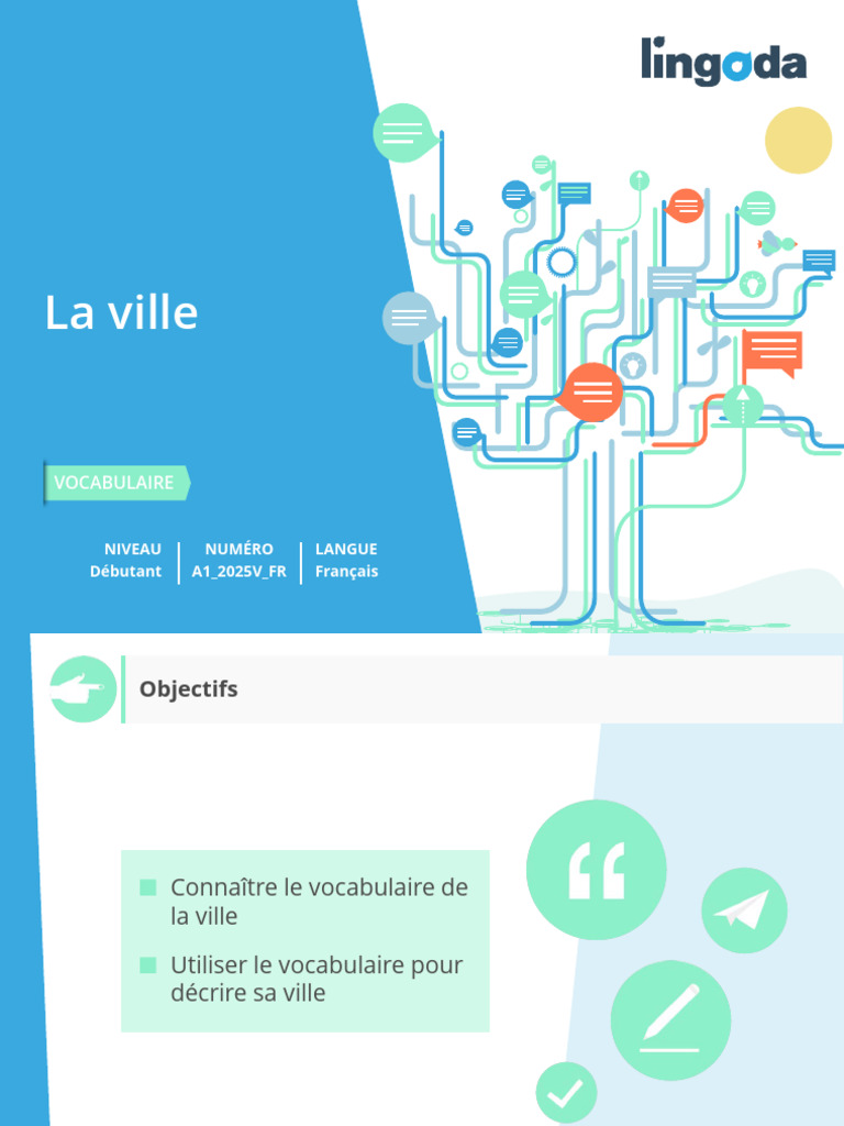 Vocabulaire de la ville en français | PDF | Genre grammatical ...