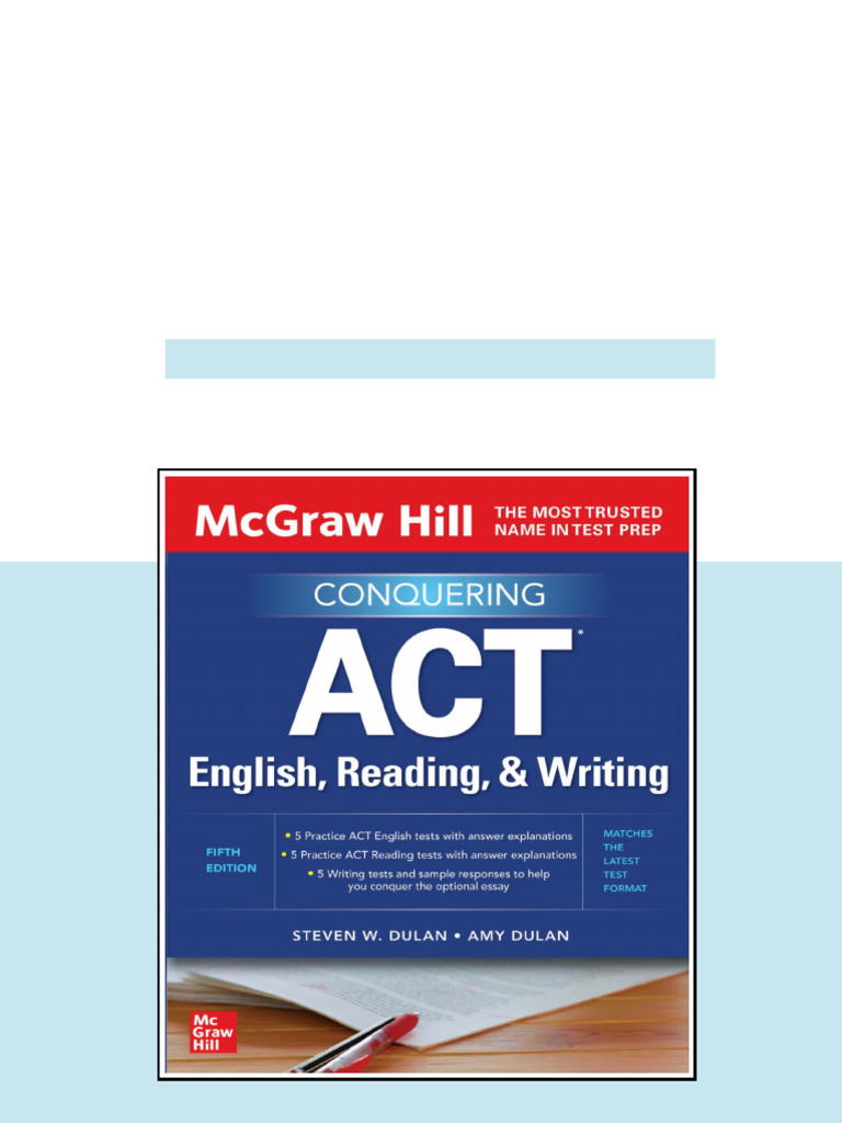 McGraw Hill Conquering ACT English, Reading, and Writing, 5th Edition ...