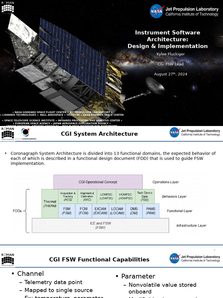 CGI FSW Architecture and Development Insights | PDF | Software ...