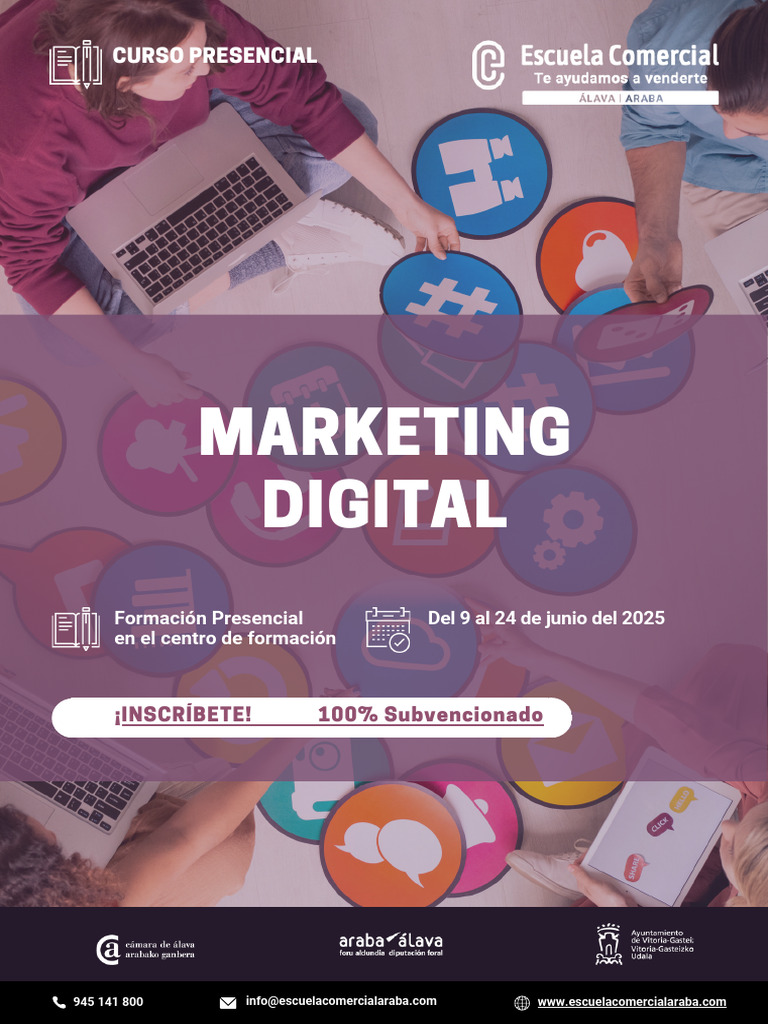 Curso Presencial de Marketing Digital 2025 | PDF | Posicionamiento en ...
