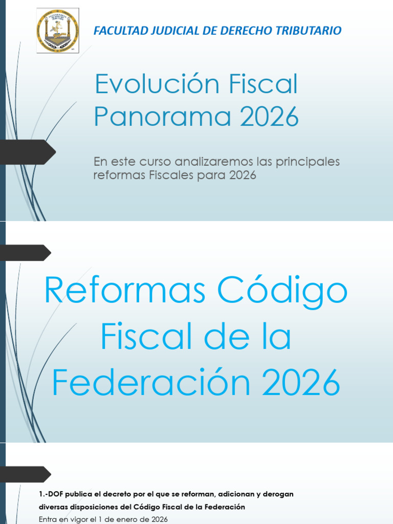 Reformas Fiscales 2026 en México | PDF | Impuesto sobre la renta ...