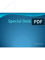 Special Deductions - 97 Format for Presentation Only