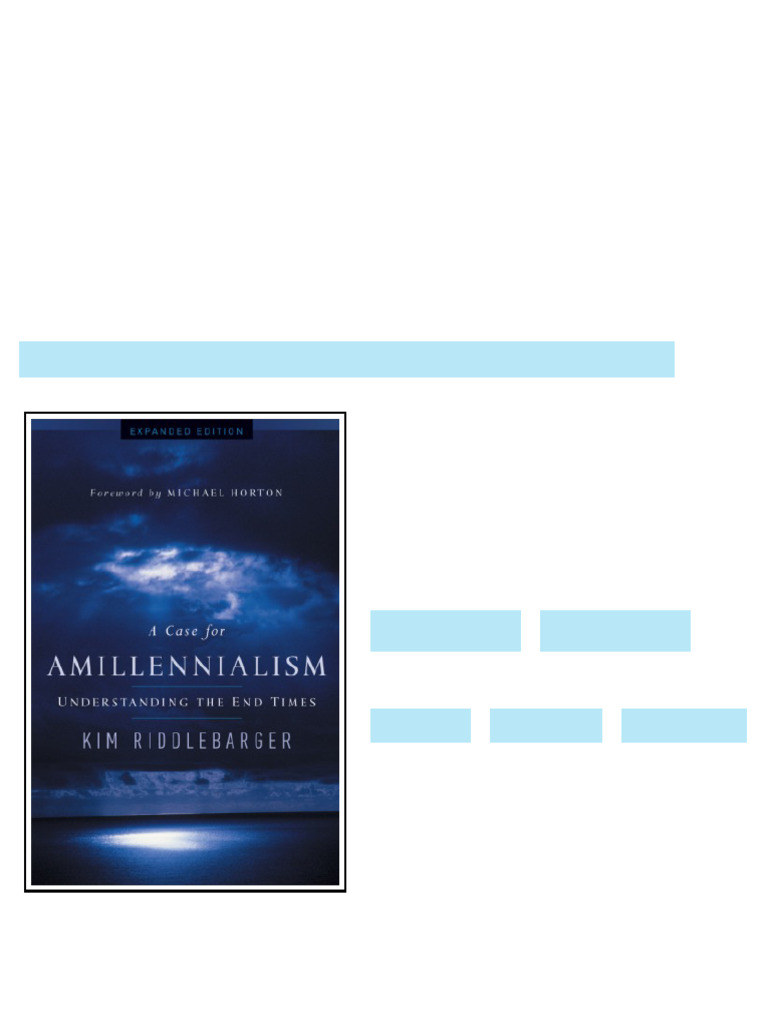 (Ebook) A Case for Amillennialism: Understanding the End Times by Kim ...