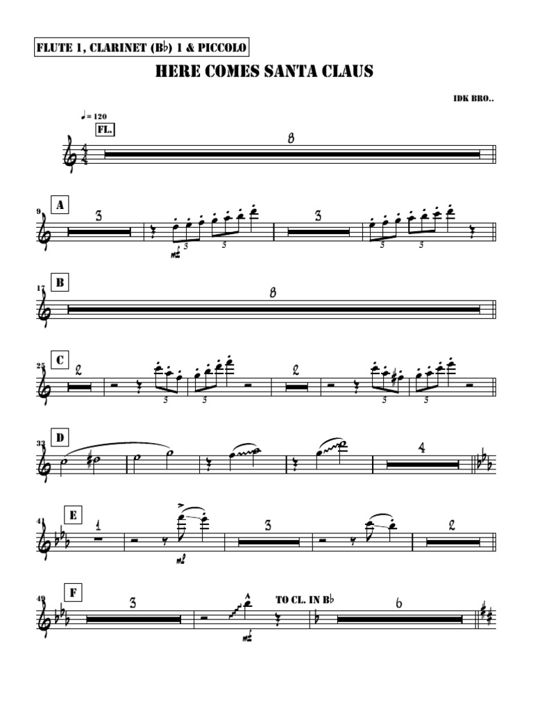 Here Comes Santa Claus (1) PDF