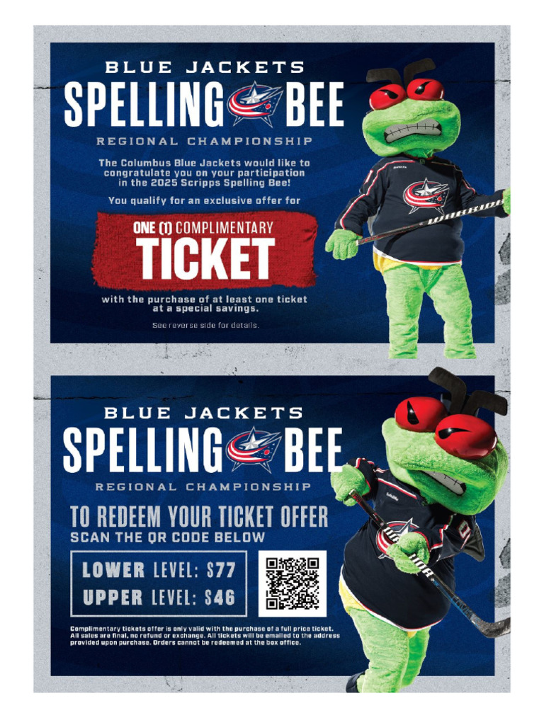 Spelling Bee Ticket Offer | PDF