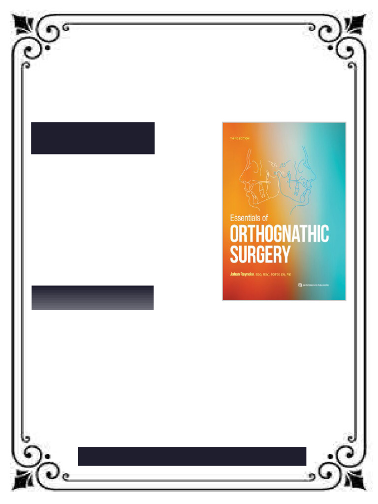 Essentials of Orthognathic Surgery, 3rd Edition Johan P. Reyneke eBook ...