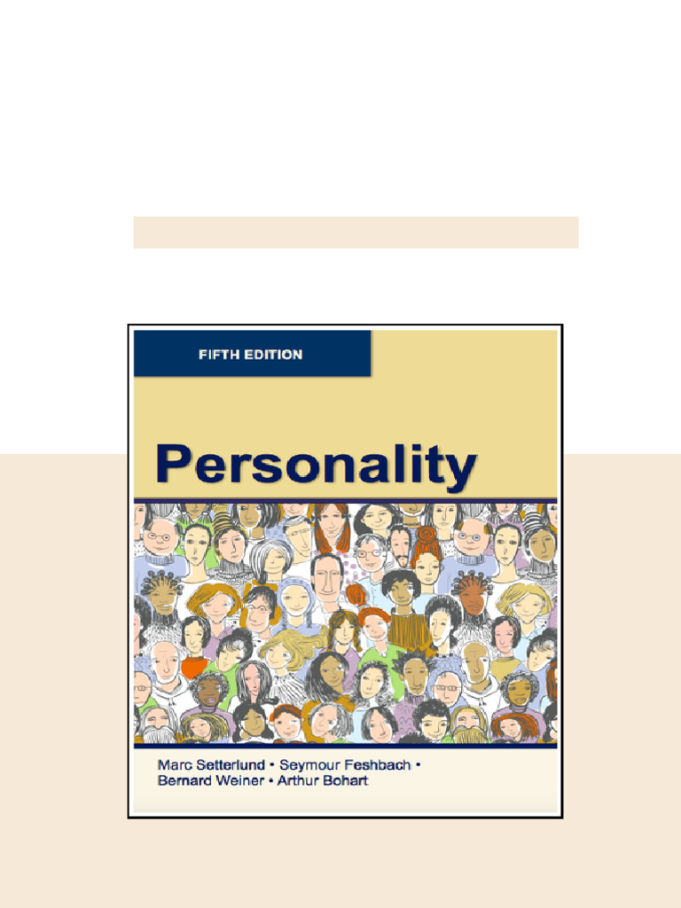 (eBook PDF) Personality 5th Edition by Setterlund, Marc pdf version ...