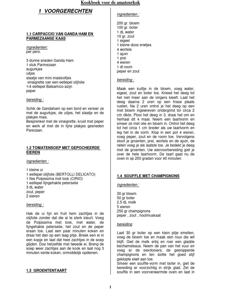 Recepten | PDF