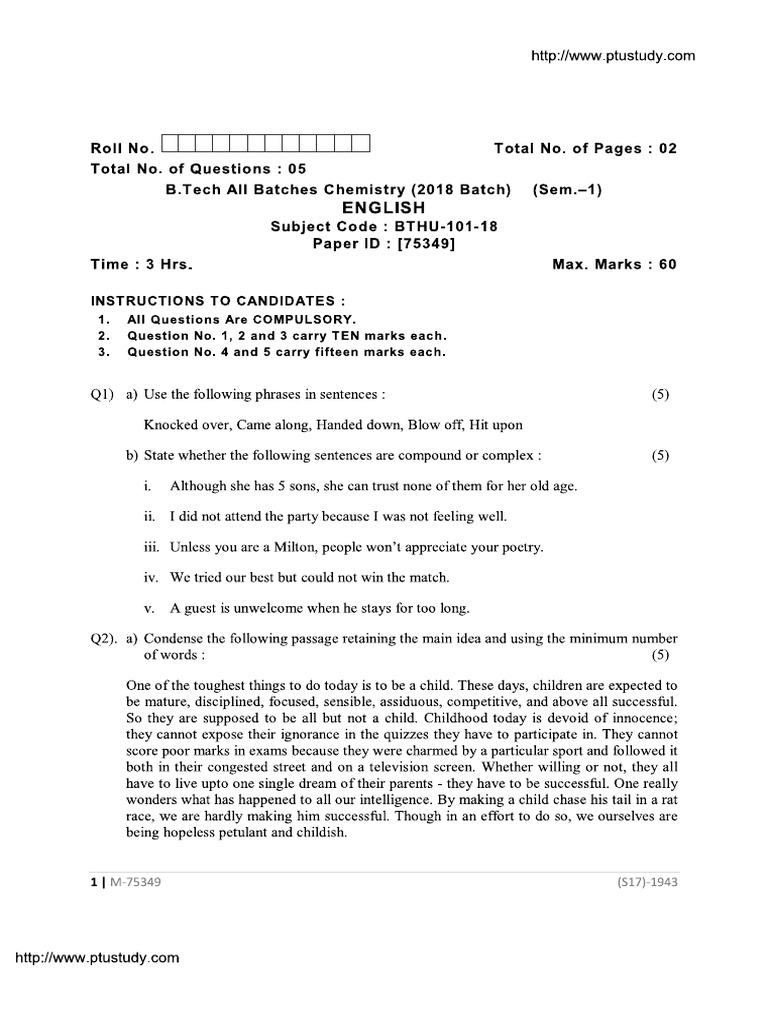 Sixth Paper | PDF