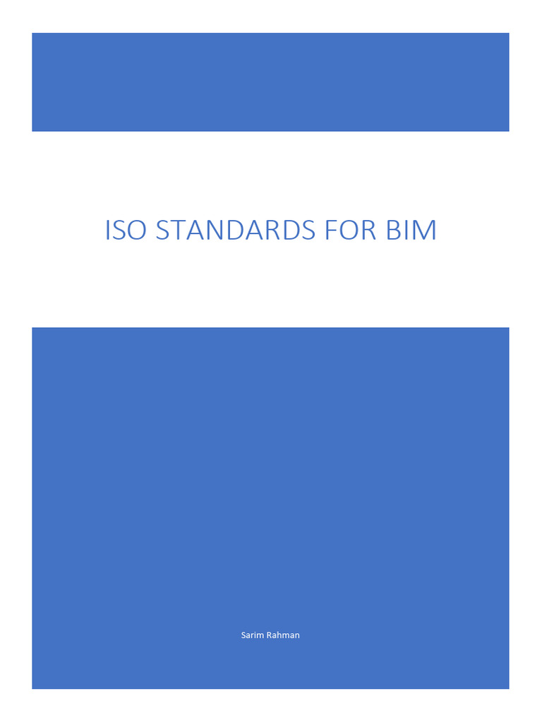 Key ISO Standards for BIM Explained | PDF | Building Information ...