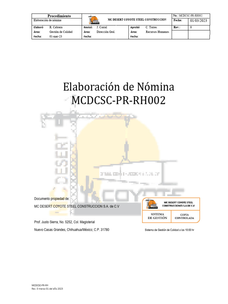 Elaboracion de Nominas | PDF | Impuesto sobre la renta | Bancos