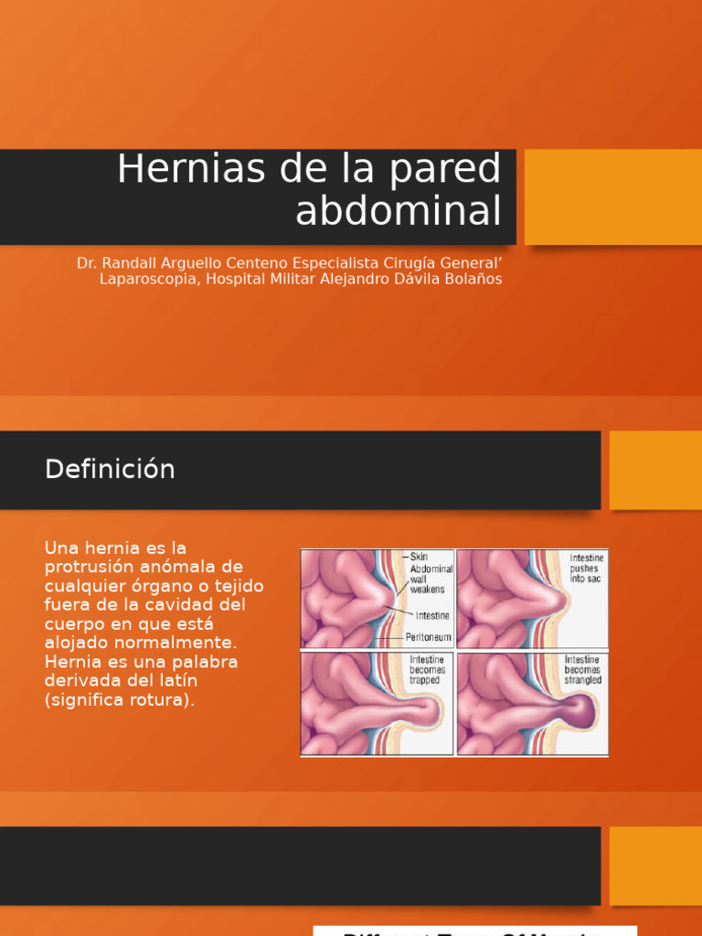Hernias de La Pared Abdominal | PDF | Abdomen | Vena