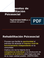 Fundamentos de Rehabilitación Psicosocial