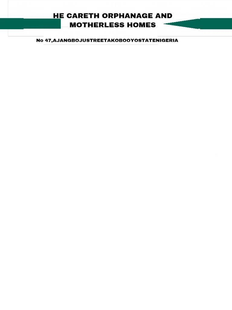 _he Careth Passion Foundation Letterhead .PDF | PDF