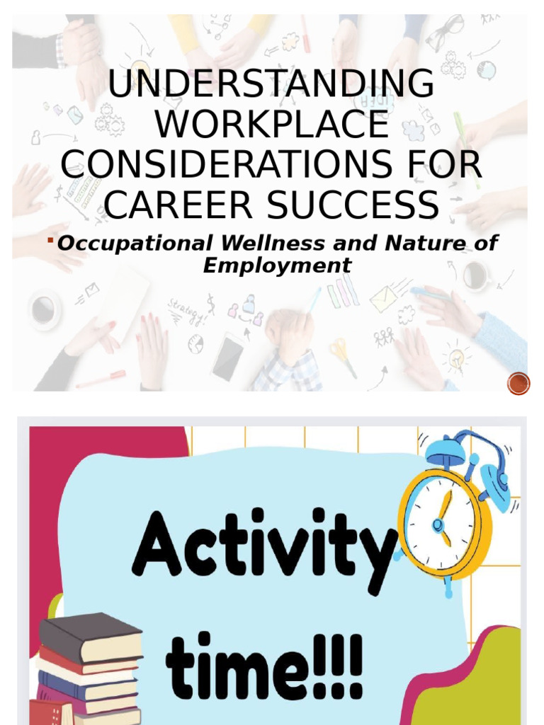 Career Success and Occupational Wellness | PDF | Employment | Business