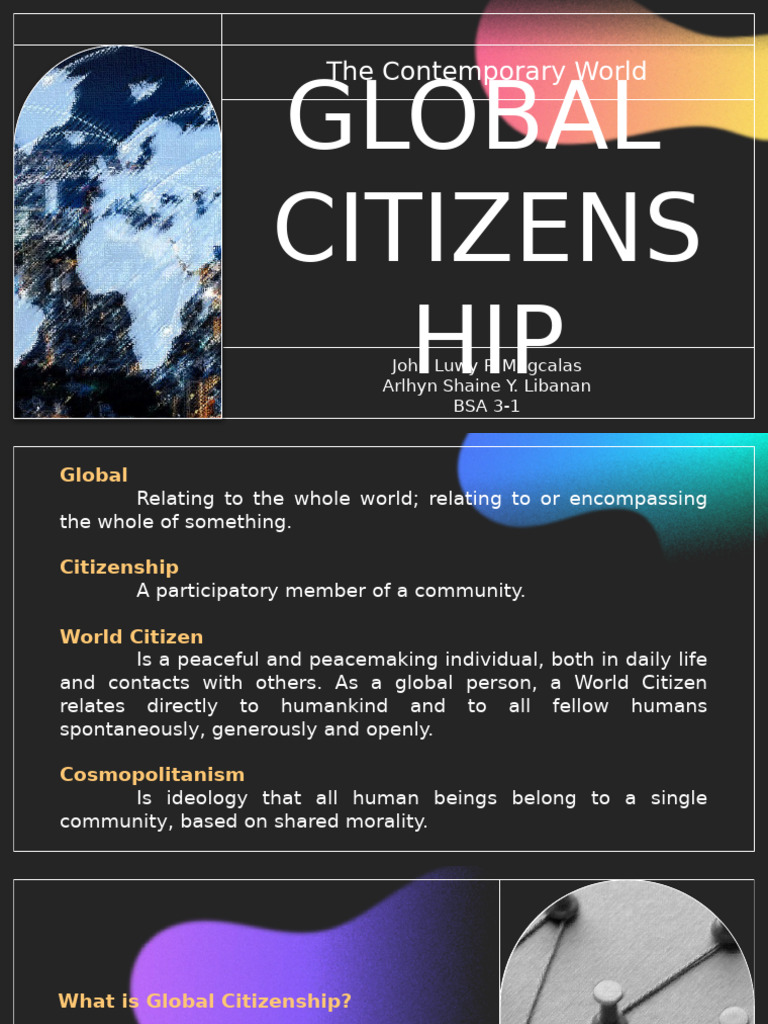 Global Citizenship - Report (1) | PDF | Liberal Arts Education | Social ...