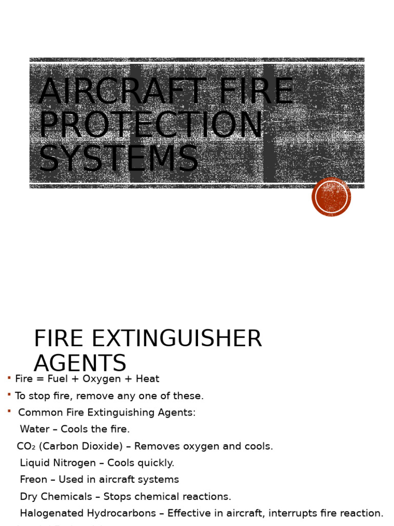 Aircraft Fire Protection Systems Guide | PDF