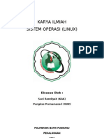 Karya Ilmiah Sistem Operasi (Linux)