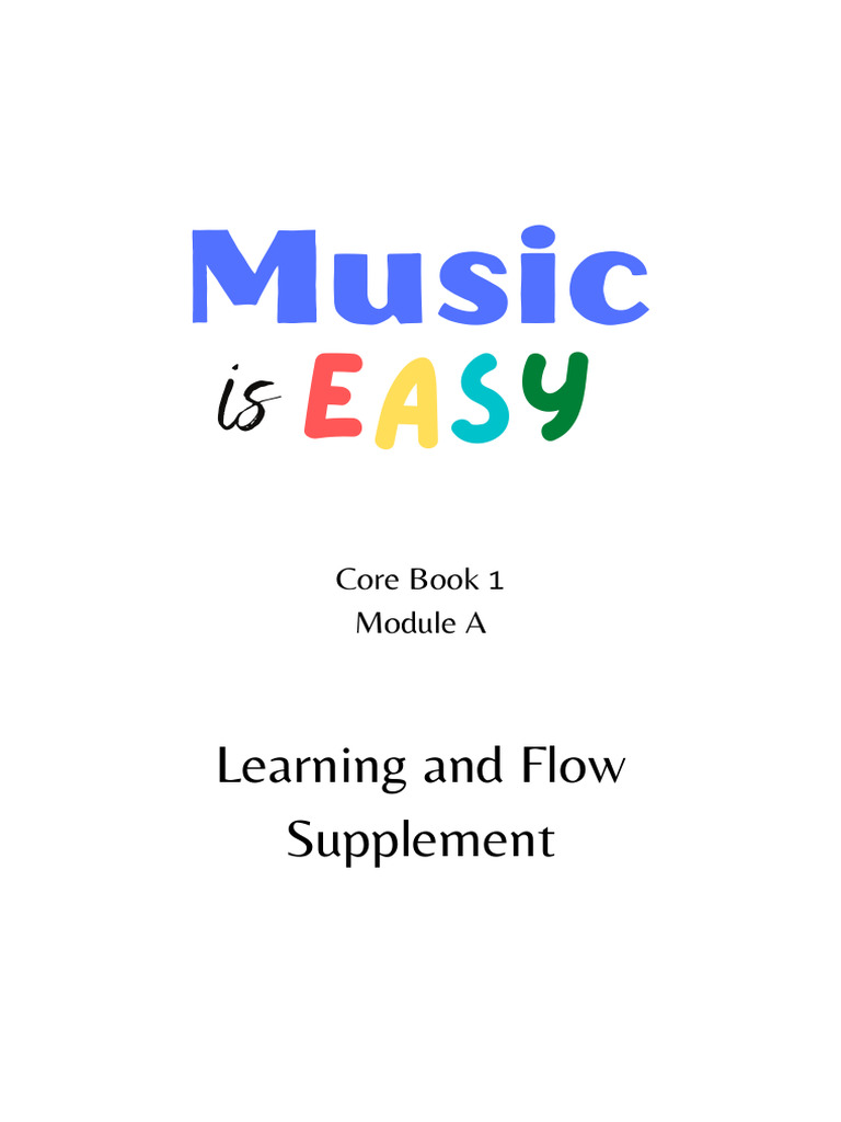 Music Learning Through Flow and Games | PDF | Thought | Mind